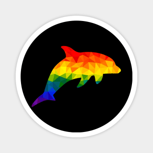 Rainbow Dolphins Magnet